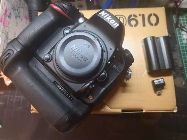 Nikon D610 連原裝直倒加一副電/Wifi adaptor