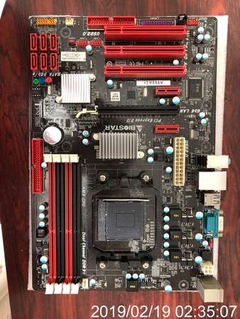 二手 BIOSTAR A960A3+ (A9) RX881 DDR3 AM3+ ATX MB
