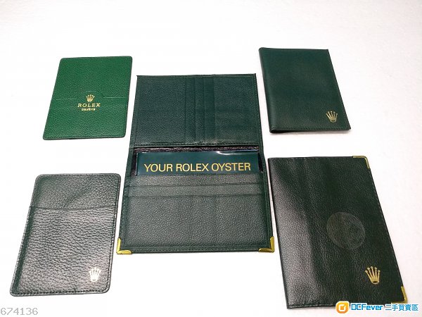 Rolex 勞力士 大小 咭片套 小册子 年曆咭