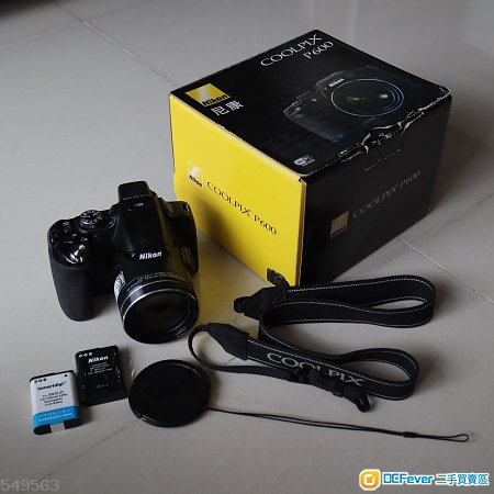 Nikon Coolpix P600 尼康 相機 60倍 光學變焦 長炮 扭芒