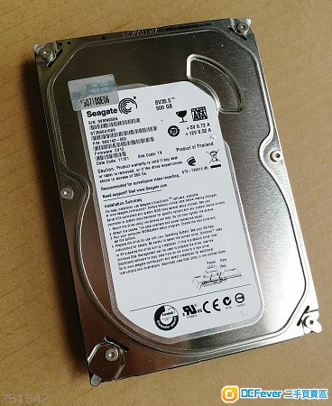Seagate 500GB 監控級HDD