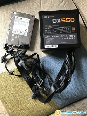 Toshiba 2TB 硬碟 & Cooler Master GX550火牛