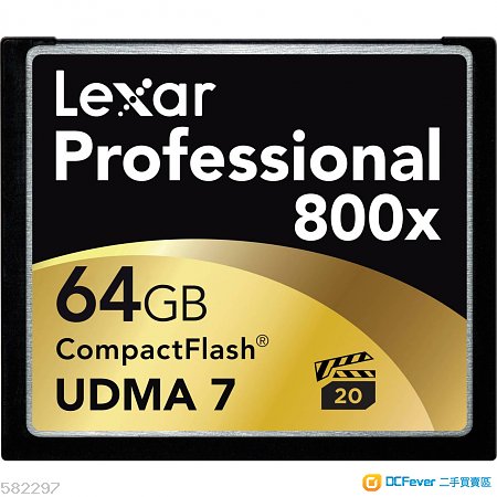 新淨 Lexar CF 800x 64GB