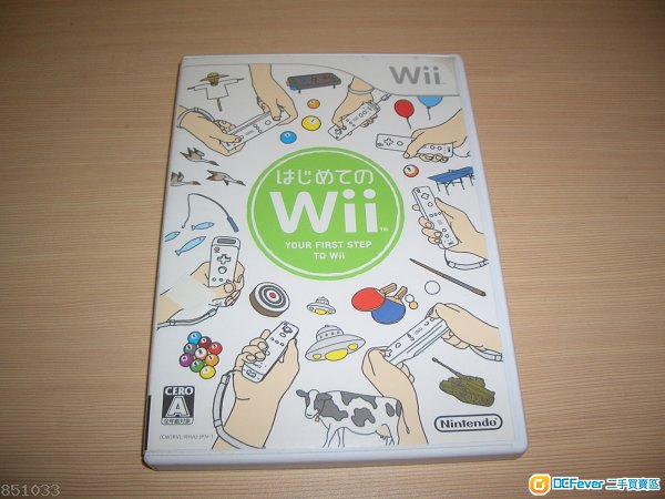 ★★★【 Wii Play 《Wii第一次接觸》はじめての Wii 】原裝日版 任天堂 Nintendo Wii Game 內有 9 種遊戲