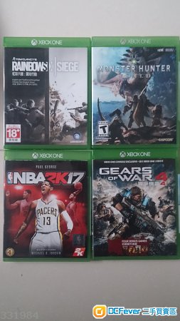 原裝XBOX ONE遊戲4隻全部無花