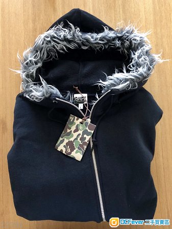 猿人 Bape 拉鏈有帽衛衣 Zip-up (L)