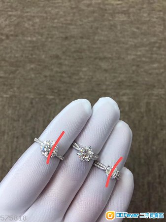 2卡18K莫桑鑽戒 💍特特價只有1隻