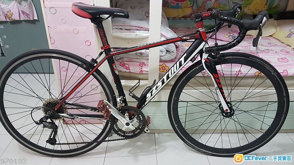 STOUT/斯託特CR-20超輕鋁合金公路自行車車搭配碳釺維前叉 可以交換玩