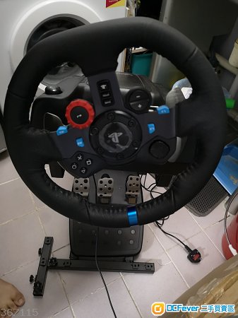 95%新 Logitech G29連波棍 連賽車架