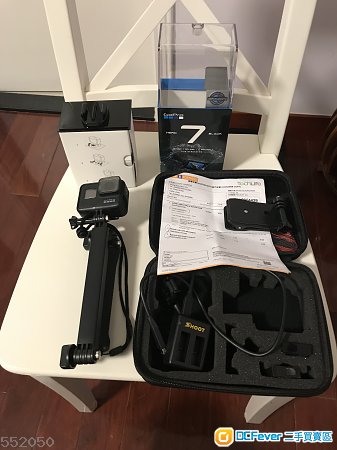 99% New GoPro Hero 7 Black 2019年2月行貨 1正電 2副電加配件