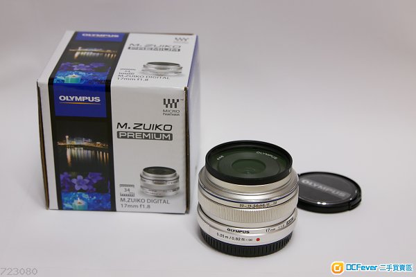 Olympus M.Zuiko Digital 17mm f/1.8 銀色