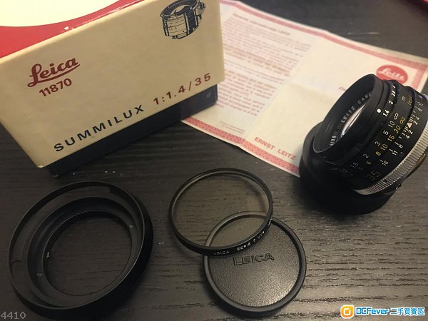 leica summilux 35 1.4 pre-a full set with packing