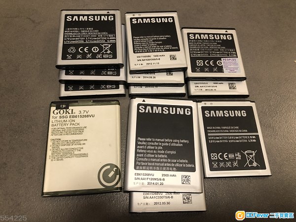 Samsung 舊電池一堆