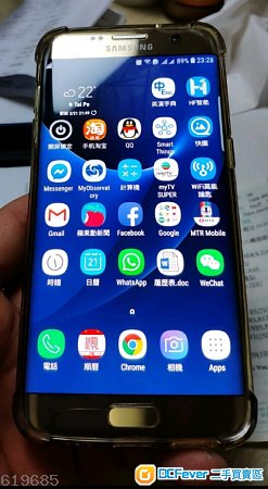 9成新 三星s7 edge 金色