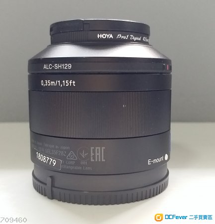 Sony FE 35mm F2.8 ZA 連 40.5mm Protector