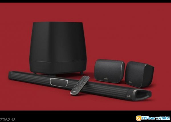 Polk audio magnifi max sr 5.1 soundbar system + 無線 subwof