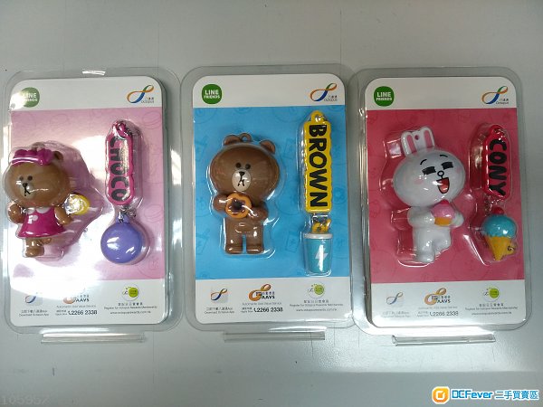 全新的 Line friends 3D 八達通 brown Choco