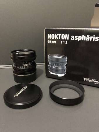 Voigtlander 50/1.5 Asph black (leica,sony)