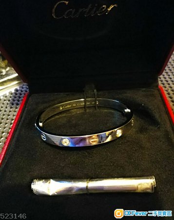 Cartier love 4 鑽手鐲