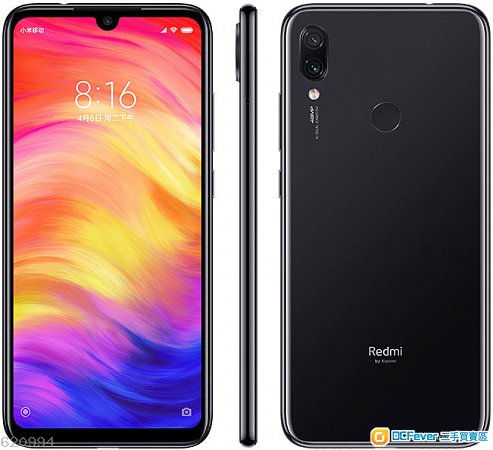 紅米 Note 7 4GB+64GB 黑色國行全套 99% 新