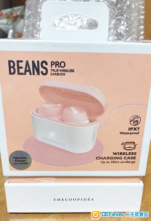 100% New - Thecoopidea Beans Pro THECOOPIDEA BEANS PRO 真・無線藍牙耳機 (粉紅色)