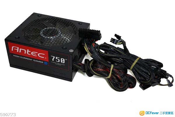 良好無塵新淨Antec HCG-750M 80+ Bronze 機箱火牛 - power supply 包試
