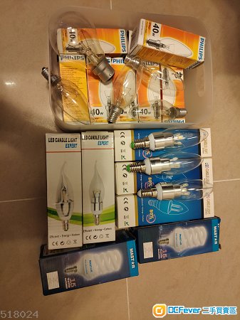 一堆飛利浦絲燈膽 led燈膽