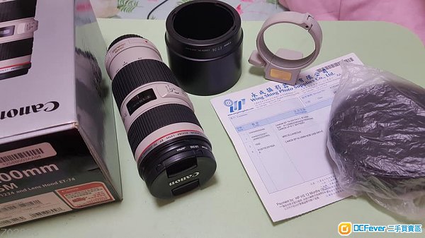 90%NEW 行貨 Canon EF 70-200mm f/4L IS USM Hoya UV + Tripod Mount