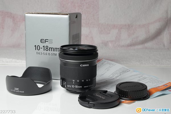 售 Canon 10-18mm f/4.5-5.6 IS STM 連Hood