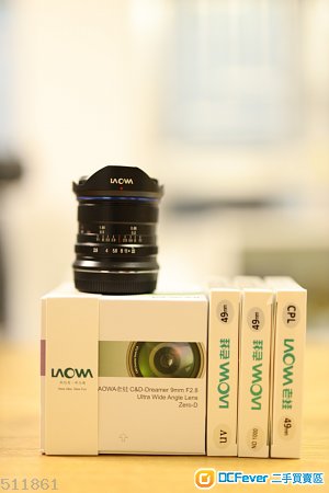 老娃LAOWA 9mm f/2.8「零變形」鏡頭 for Fujifilm