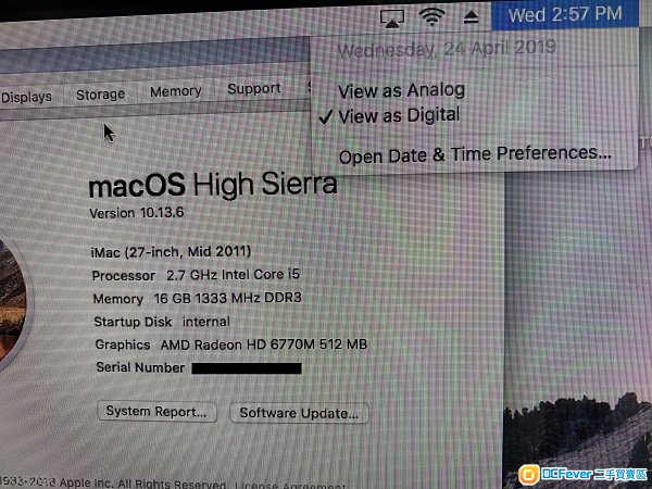 iMac 27" 2011 i5 16G 1TB