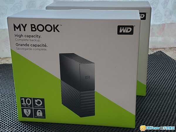 WD 10TB MY BOOK USB Harddisk 全新未開封