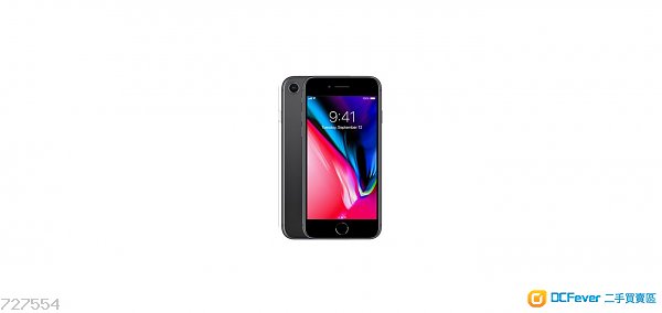 99% NEW APPLE IPHONE 8 256GB BLACK 太空灰