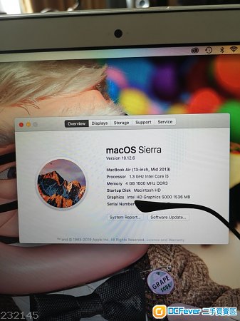 MacBook Air 13 mid 2013 128gb