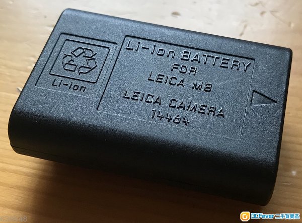 Leica M8 battery 電池 (M9,ME,MP)