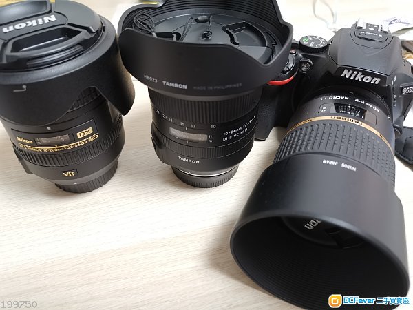 Nikon D5500 18-200mm Tamron 60mm 10-24mm