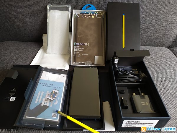 Samsung Note 9 藍色 行貨 全套