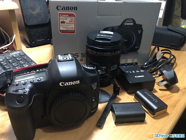Canon EOS 5D Mark III kit set連EF 24-70mm f/4L IS USM