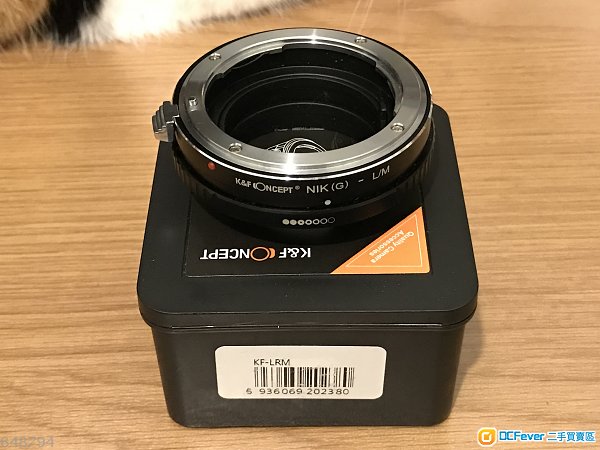K & F Nik(G) Nikon to LM Leica M mount adapter boxed mint condition