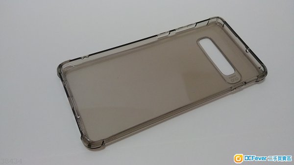 Samsung S10+ 透明黑軟膠防跌套(送Mon貼)