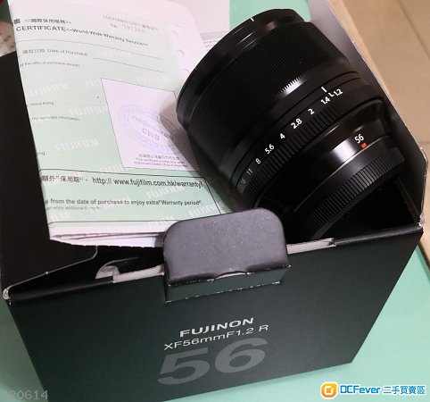 FUJIFILM 56mm F1.2 行貨連包裝有保用 !