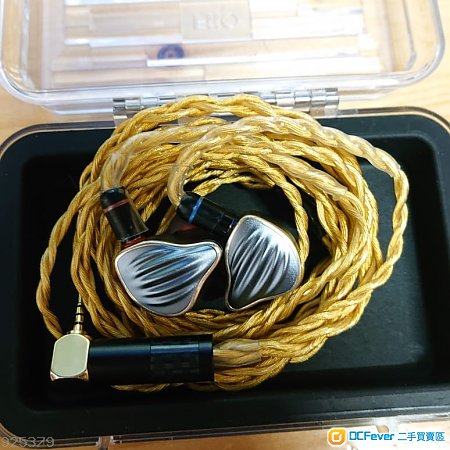 粗芯7N單晶銅鍍金升級線耳機線 jh audio Shure SENNHEISER fender campfire westone