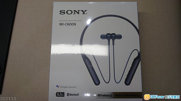 全新未開封Sony無線藍牙降噪入耳式耳筒WI-C600N(藍色)!