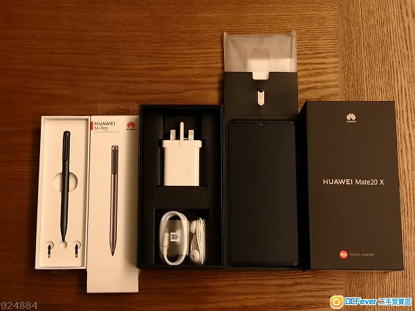 香港行貨 99%新 Huawei 華為 Mate 20 x 籃色 6GB + 128GB 連筆 有衛信單 Mate20x