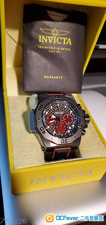 INVICTA AKULA MENS QUARTZ 58MM TITANIUM CASE BLACK
