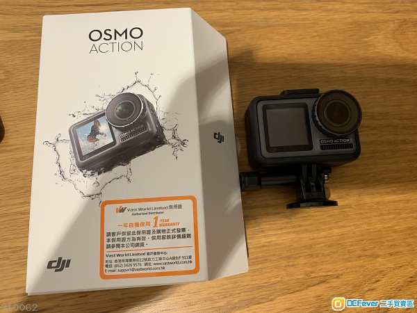 DJI osmo action with 128GB sd card 行貨有單