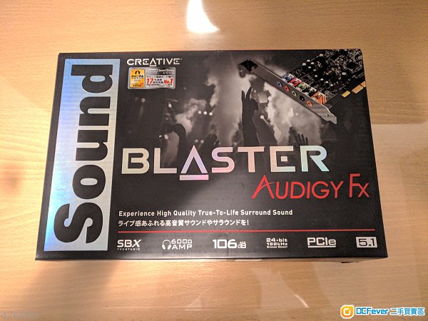 Creative Sound Blaster Audigy Fx 5.1 PCI-E 外置式音效卡