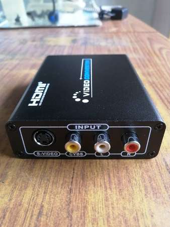 全新video/s-video 轉HDMI 輸出盒