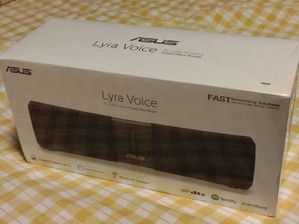 全新 Asus Lyra Voice 智能喇叭衛星路由器