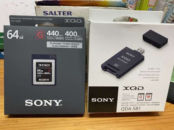 Sony XQD 64G card 連 card reader